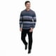 thumbnail image 3 of Polera Piqué Listada Gris, 3 of 4