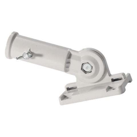 Ioensy - Soporte Para Mástil De Bandera, Base Para Mástil Para Exteriores, Porche, Soporte De Montaje Blanco Para Patio Trasero