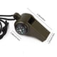 thumbnail image 2 of Silbatos de supervivencia de emergencia (paquete de 3), silbatos de emergencia 3 en 1 con brújula y termómetro, silbato de seguridad fuerte con cordón para senderismo al aire libre, 2 of 6