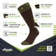 thumbnail image 2 of Calcetines de senderismo térmicos de lana Merino Alvada, 3 pares, 2 of 5