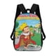 thumbnail image 1 of Jorge el Curioso-theme Backpack, Campus style schoolbag Bookbag with Adjustable Shoulder Straps And Large Zip Compartment, Unisex Travel Bags., 1 of 6