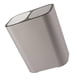 thumbnail image 5 of Cubo de basura doble húmedo y seco Contenedor de reciclaje Contenedor de doble compartimento Cubo de basura de 15 litros para cocina, vehículo, dormit Gris, 5 of 5