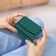 thumbnail image 4 of Monedero pequeño de mujer RFID de cuero Monedero compacto para tarjetas Monedero de bolsillo frontal delgado para mujer, 4 of 5