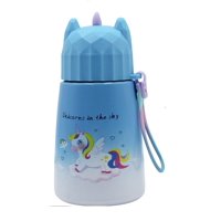 El Edén - Termo De Acero Inoxidable, Diseño Unicornio 320Ml Celeste