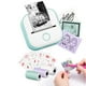 thumbnail image 1 of Mini impresora de etiquetas T02, portátil, pequeña, con 3 rollos de papel, ideal para estudiar, tomar notas, fotos, diarios y manualidades. Compatible con teléfono y tableta., 1 of 5