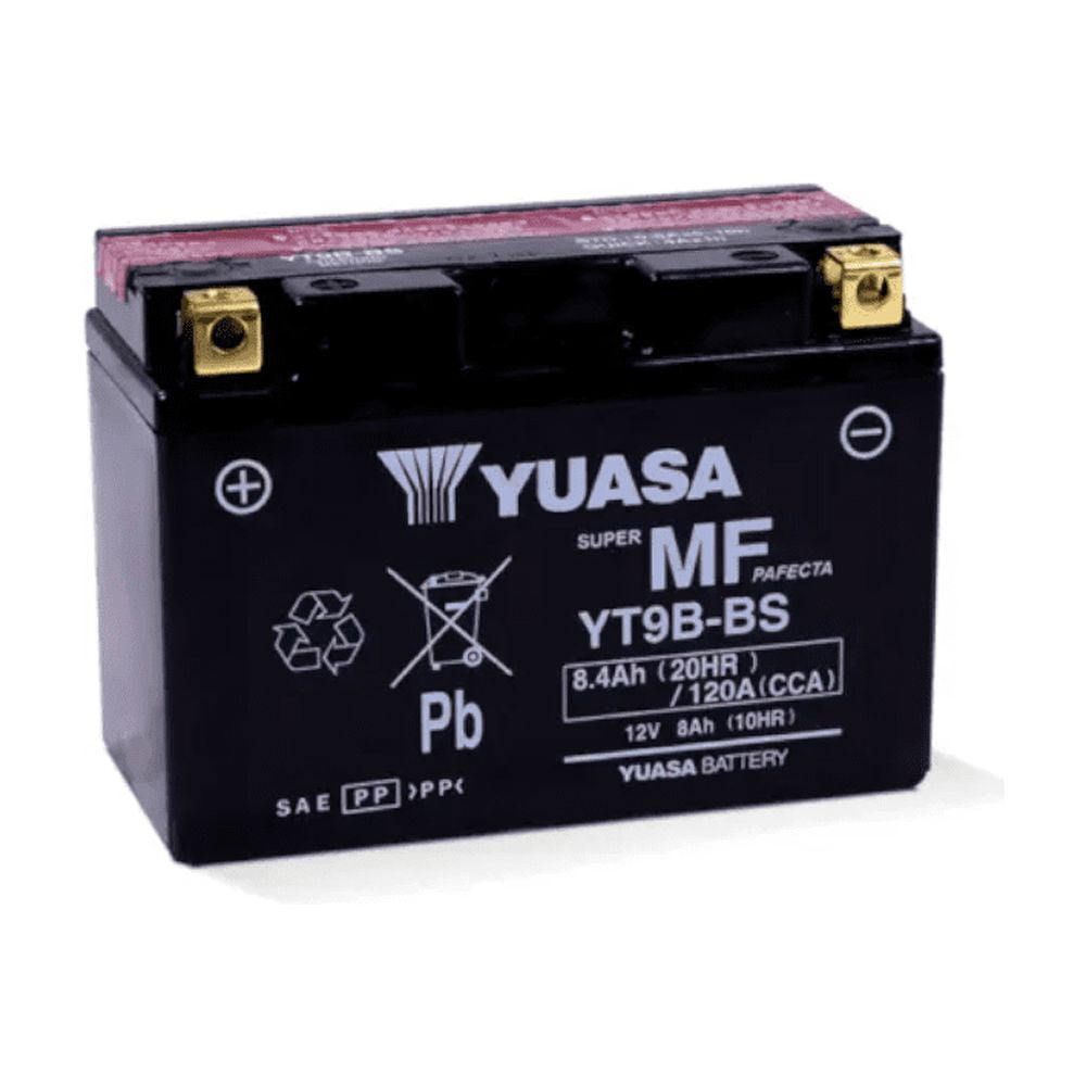 Yuasa - Batería Yt9b-bs 8 Ah 115 Cca Para Moto
