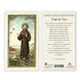 thumbnail image 1 of Tarjeta de oración San Francisco Importa Oración laminada por la paz, 1 of 6