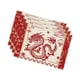 thumbnail image 2 of Manteles Individuales De A?o Nuevo Chino, 4 Unidades, Manteles Individuales Para Suministros De Fiesta, Interior Y Exterior, Rojo Y Blanco, 2 of 5