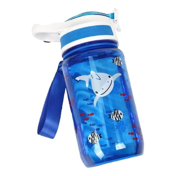 Botella De Agua Con Pajita Deporte Infantil Niños Lau