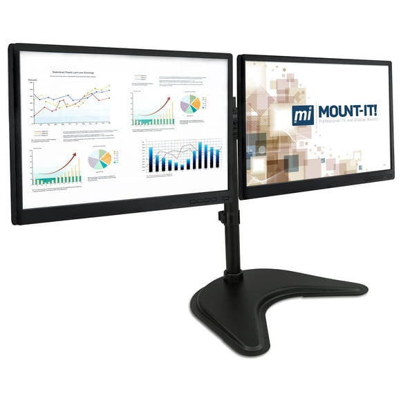 Soporte para Monitor Mount-It! 19-27" Doble Negro