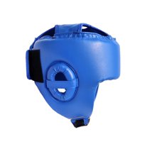 Magideal - Casco De Boxeo Protección Para La Frente Y Los Oídos Equipo Para La Cabeza Cubierta Facial Transpirable Protección Facial Completa Para Karate Kickbox Azul