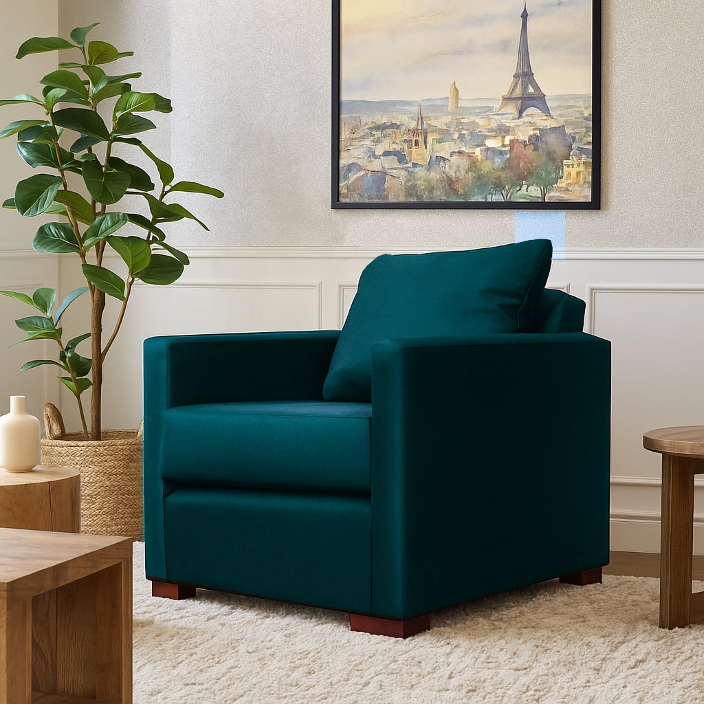 Dkora - Sofá 1 Cuerpo James Calipso , Mueble Contemporáneo Ideal Para Tu Living