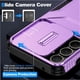 thumbnail image 4 of Funda Resistente para Samsung Galaxy A35 5G con Tapa Deslizante y Protección Militar Morado, 4 of 5