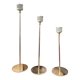 thumbnail image 1 of Pack 3 Porta Vela Candelabro Set 3 Candelabros Dorado Brillo Dorado, 1 of 4