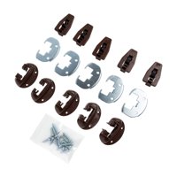 Magideal - Kit De Reparación De Toboganes De Cajón De Vestidor Cinco Juegos Fáciles De Instalación De La Instalación Del Desgaste De La Reparación Del Cajón Para