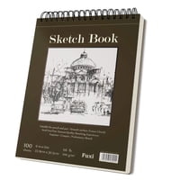 Cuaderno De Bocetos Fuxi 23X31 Cm 100 Hojas Papel Libre De Ácido