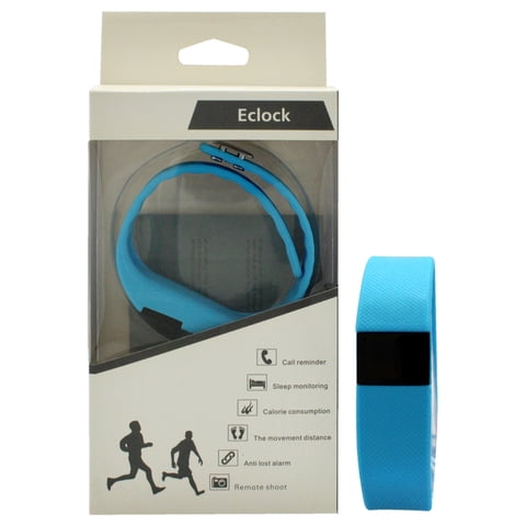 Pulsera De Silicona Deportiva Para La Salud Ek-H6 - Azul De Eclock Para - 1 Pulsera