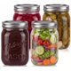 thumbnail image 1 of Tarros Mason NutriChef 4 piezas 473 mL de vidrio grueso y hermético, 1 of 8