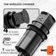 thumbnail image 3 of Enchufe Redcomets 10 cm 4 AC/2 USB‑C 15 W inalámbrico negro, 3 of 6