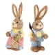 thumbnail image 2 of Conejito De Paja De Pascua 35cm Suministros Para Fiestas De Animales Para Escritorio De Vacaciones Interior Amarillo, 2 of 5