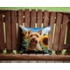 thumbnail image 2 of Cojín Sunflowers Norwich Terrier, 2 of 6