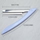 thumbnail image 4 of Folding Eyebrow Trimmer Holder & 10pcs Replacement Spare Blades For Salon Home Christmas Valentine's Day Giving Eyebrow Hair Razor Blades For Thin & Thick Eyebrow Hair Cutting And Styling Hair Stylin, 4 of 4