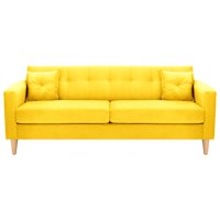 Bodevir - Sofa New Retro 3Cg Felpa 05 Amarillo