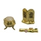 thumbnail image 5 of 3x utensilios del del Arca de , estatua de religión judía de Metal, varilla germinada de Aarón, tarro dorado para decoración de mesa 24 cm 18 cm, 5 of 5