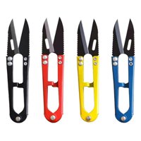 Gen - Mini Corta Hilacha Hilo Hilachera Costura Tijera Portatil Multicolor