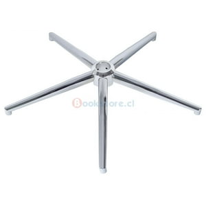 Bookstore - Base Estrella De Acero Cromado 700 Mm