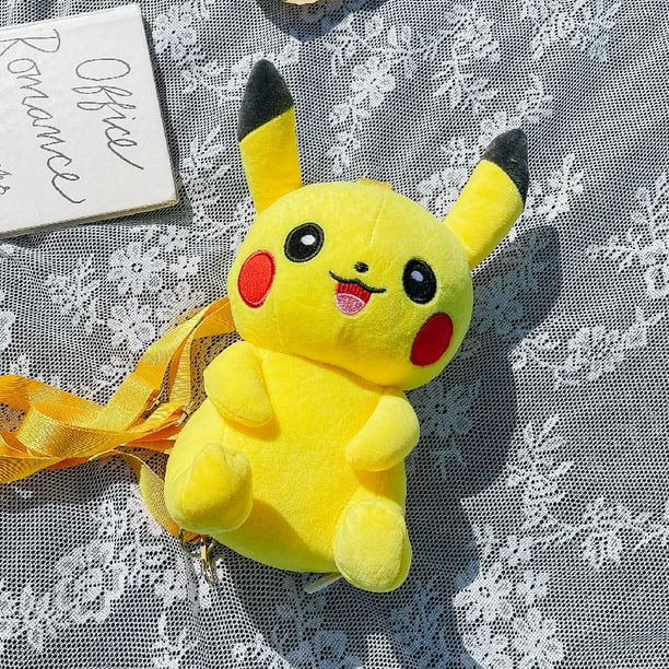 30cm Trendy Japanese Anime Fun Cartoon Small Bag Pikachu Backpack Girl Cute Pikachu Plush Backpack