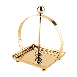 Bothyi - Dispensador De Pañuelos Estante Mesas De Cocina Mostrador Notas Soporte Servilleteros Aureate 13X13X19Cm