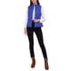 thumbnail image 2 of INSPIRE CHIC Chalecos de Abrigo para Mujer Cuello Alto Chaleco Acolchado con Cremallera Azul Brillante XL, 2 of 7