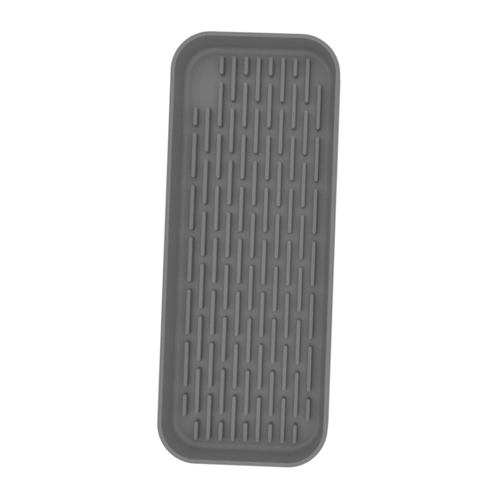 Bothyi - Bandeja De Silicona Para Fregadero, Escurridor, Resistente Al Calor, Para Encimera, Cocina, Hogar, Gris