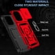 thumbnail image 3 of Funda GSDCB para Moto G Stylus 2025/2026 5G, roja, con soporte, 3 of 9