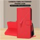 thumbnail image 2 of Funda Cartera Fibra de Carbono para Motorola MOTO G34 con Soporte y Cierre Magnético Rojo, 2 of 6
