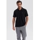 thumbnail image 1 of Polera Hombre Piqué Básica Lisa Negro - V, 1 of 4