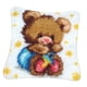 thumbnail image 4 of Kit Para Alfombra Con Aguja De Lengüeta, Bordado Artesanal, Cojín, Almohada, Estera, Oso Azul, 4 of 5