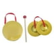 thumbnail image 5 of Mini Platillos De Mano Pequeños, Instrumento Gong Para Fiestas De Celebración Navideña, Niños De 12cm, 5 of 5