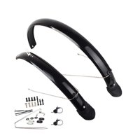 Ioensy - Juego De Guardabarros Para Bicicleta De Montaña, Accesorios Para Bicicletas Plegables, Bicicletas De Carretera, 26 Pulgadas, Brillante