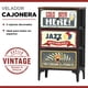 thumbnail image 2 of Velador Cajonera Carry All Vintage 3 Cajones Madera Metal Tela, 2 of 8