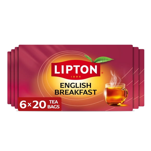 Tea Lipton English Breakfast 120 bolsitas saborizadas