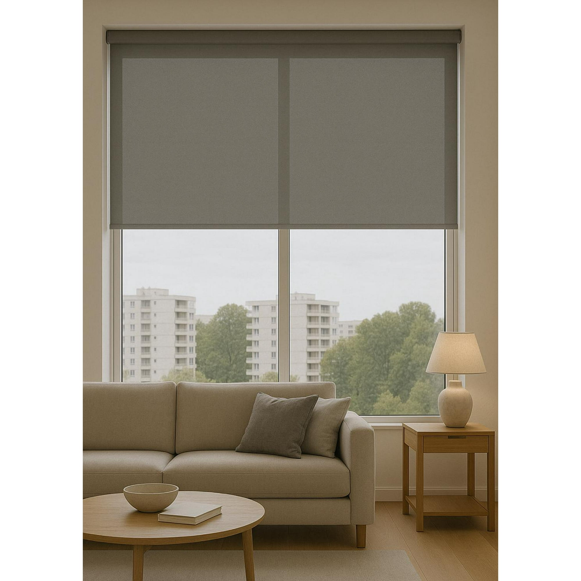 Clems - Cortina Roller Sunscreen 5% Filtro Solar 075x240 Gris 075x240