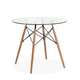 thumbnail image 1 of Mesa Eames Redonda 100cm Tope Vidrio, 1 of 3