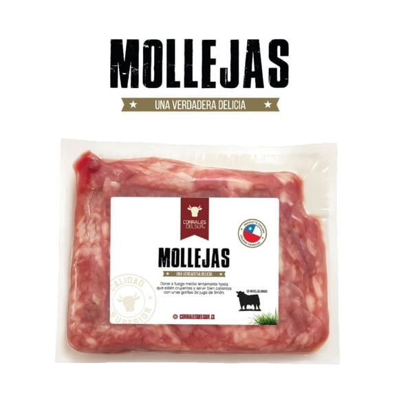 Carne de Vacuno Mollejas Congeladas, 500 g