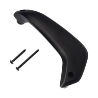 Magideal - Mango De Mango De La Puerta Interior De La Puerta Con 2 Piezas De Tornillos De Repuesto De Reparación De Piezas De Repuesto Para La Fiesta Negra Lado Derecho Del Pasajero