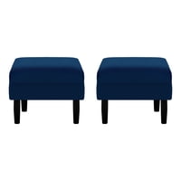 Bodevir - Set Pouf Sky 1C Felpa 00 Azul Marino