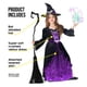 thumbnail image 2 of Disfraz de bruja morfa morada para niñas pequeñas, Halloween, 2 of 5