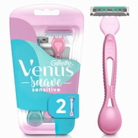 Máquina De Afeitar Mujer Gillette Venus Suave Sensitive 2 Uds