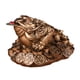 thumbnail image 4 of Figura De Rana De La Riqueza, Rana De Tres Patas Para Gabinete De Entrada, Estantería, Oficina, Bronce, 4 of 5